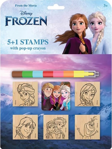 Zestaw stempli z kredką Frozen - Kraina Lodu