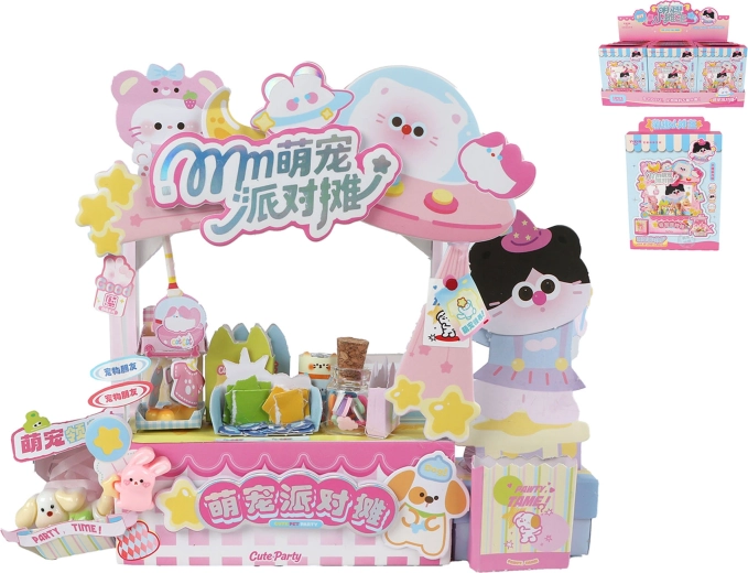 Stoisko ze zwierzątkami kawaii 15,5 cm - 1 sztuka