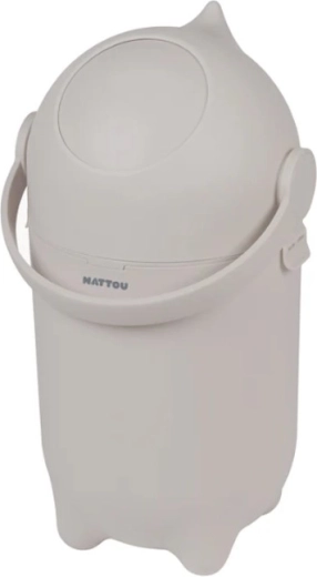 Kosz na pieluchy Nattou Dropy clay 20 l