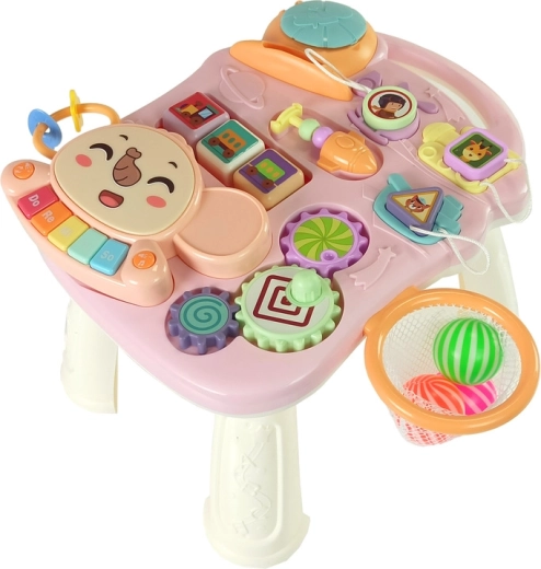 2w1: chodzik i stolik do zabawy