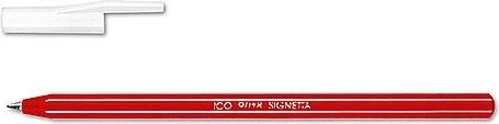 Długopis jednorazowy ICO Signetta Classic czerwony