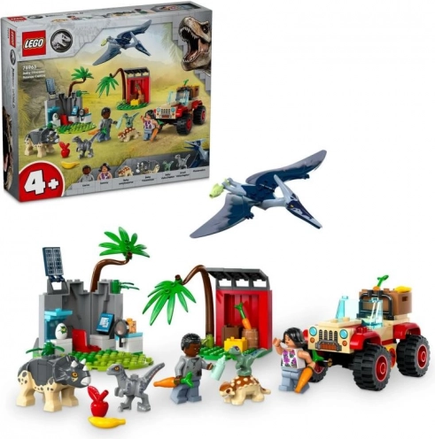 LEGO Jurassic World centrum ratunkowe dla małych dinozaurów