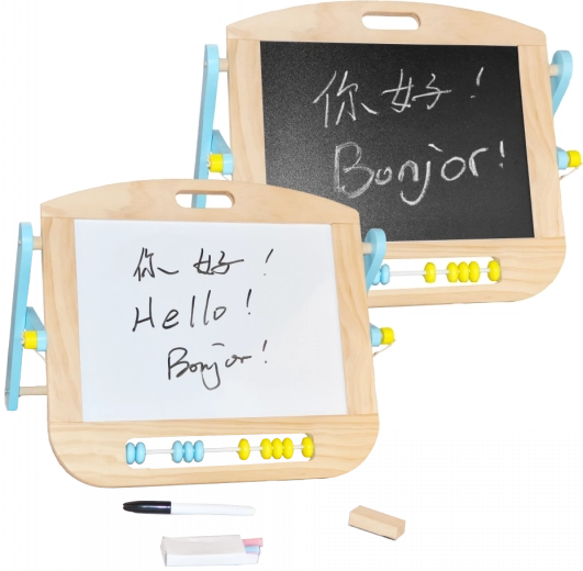 2Kids Toys magnetyczna dwustronna tablica stołowa z liczydłem