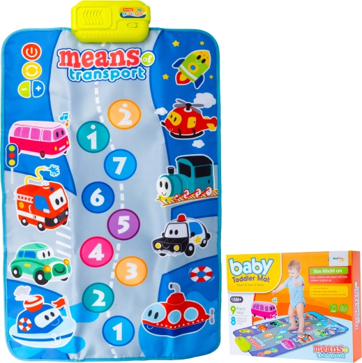 Interaktywna podłogowa mata do zabawy – pojazdy