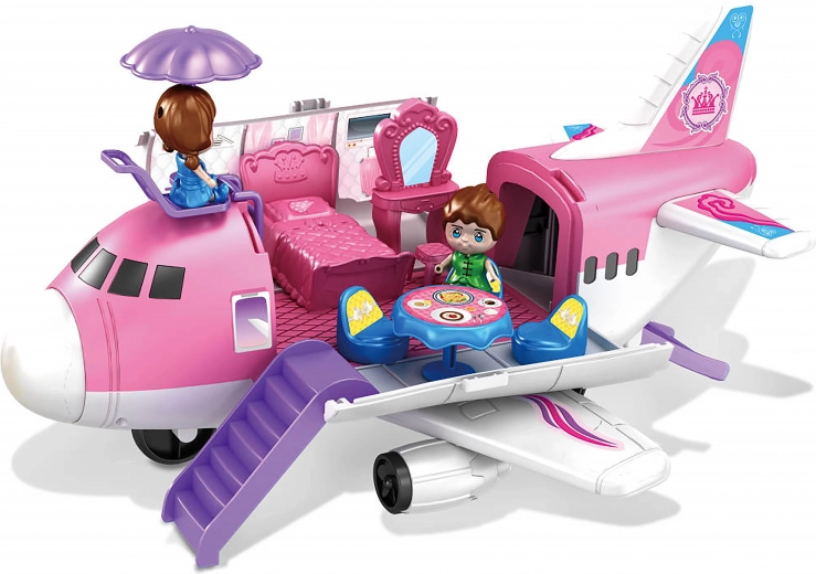 samolot z figurkami 34 cm