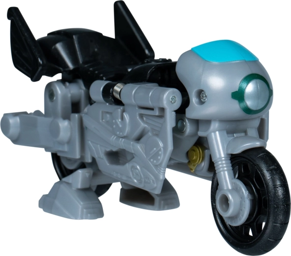 Dwa tryby zabawy: motocykl i robot