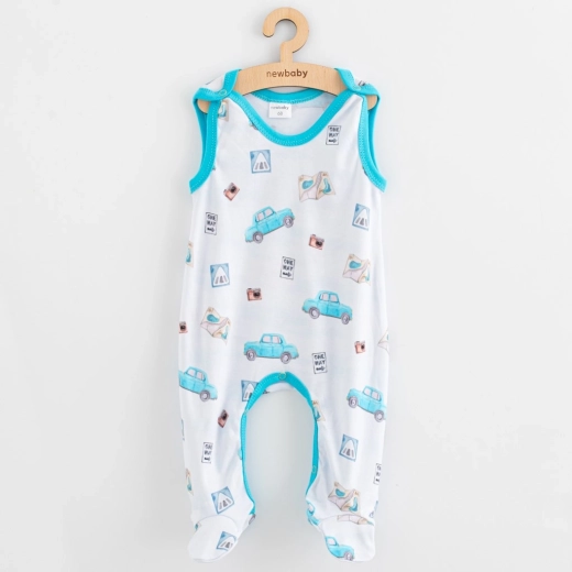 Niemowlęce śpiochy New Baby Classic II auta 56 (0–3 miesiące)
