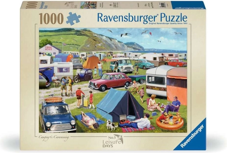 Puzzle Ravensburger Leisure Days nr 5: kemping i caravaning 1000 elementów
