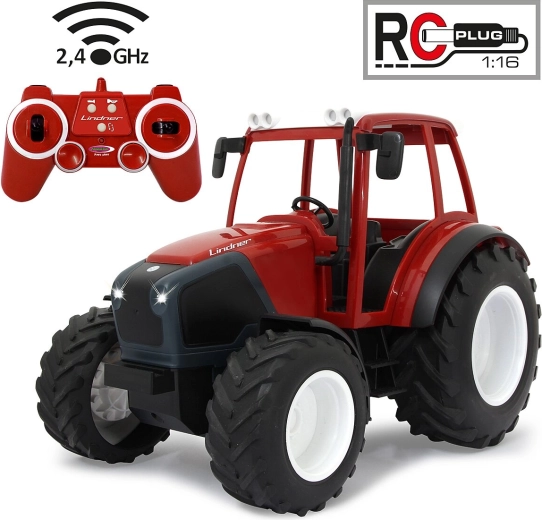 Ciągnik RC Lindner Geotrac w skali 1:16 ze sterowaniem 2,4 GHz