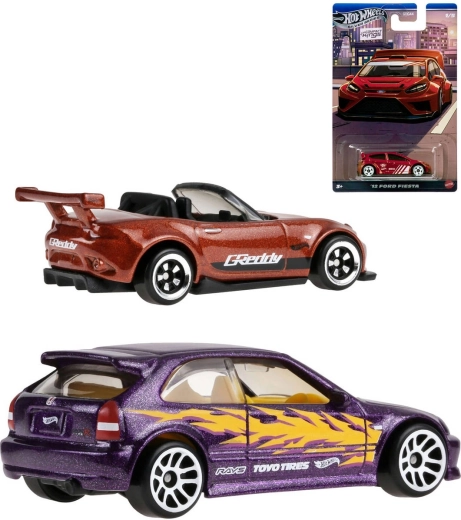 Hot Wheels Silver Series Compact Kings – '12 Ford Fiesta – metalowy samochodzik 1:64