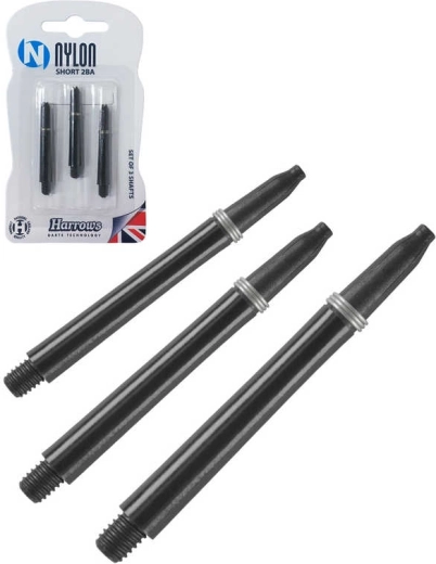Zapasowe trzpienie do lotek Harrows nylon short 2BA (S) – zestaw 3 szt.