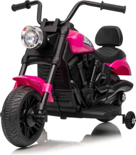 Dziecięcy motocykl elektryczny STAR różowy