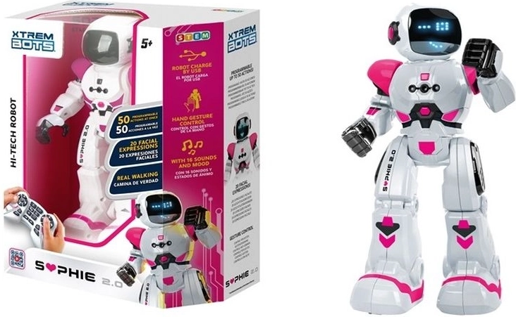 Xtrem Bots Sophie 2.0 interaktywny edukacyjny robot dla dzieci