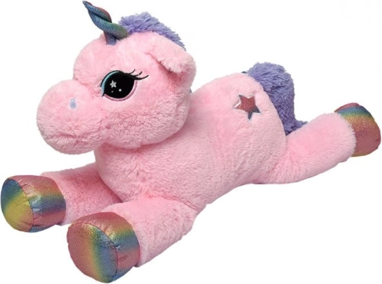 Różowy pluszowy jednorożec 85 cm