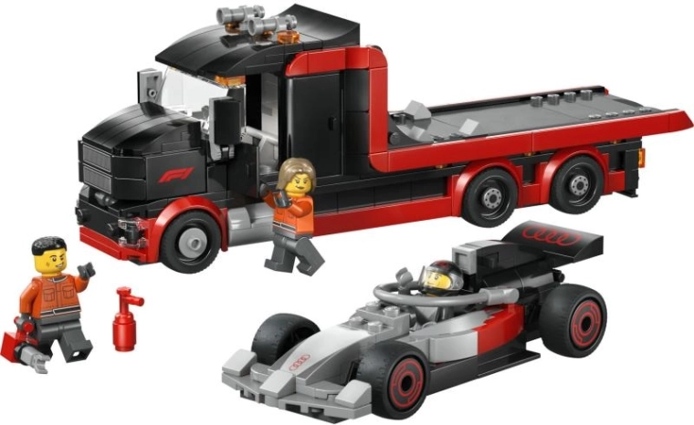 Ciężarówka z odchylaną rampą