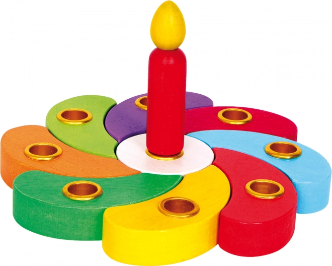 Drewniany urodzinowy kwiatek small foot