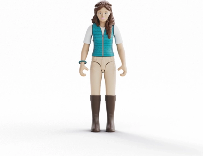 W pełni ruchoma Lisa do autentycznych póz