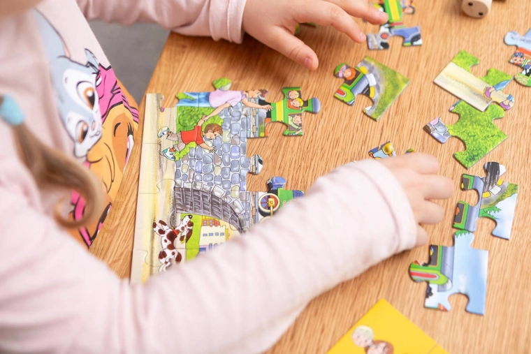 Puzzle o różnych poziomach trudności