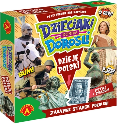 Dzieciaki kontra Dorośli – Historia Polski rodzinna gra quizowa