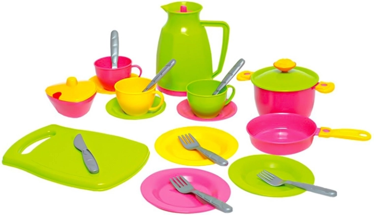 Kompletny 24‑elementowy zestaw do realistycznej zabawy