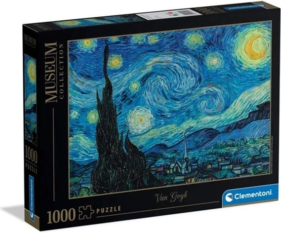 Puzzle Clementoni Museum Collection van Gogh „Gwiaździsta noc” 1000 elementów