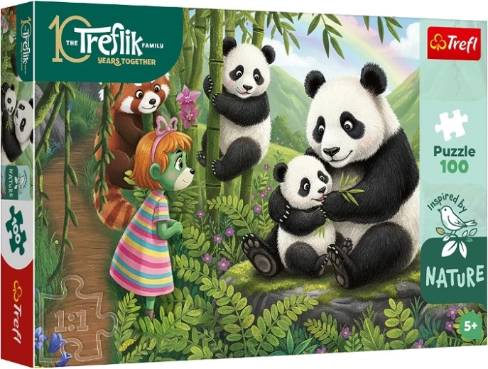 Inspired by Nature puzzle pandy 100 elementów