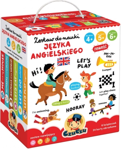 Zestaw do nauki angielskiego dla dzieci 4, 5, 6+