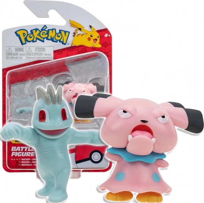 Pokemon Machop i Snubbull – kolekcjonerski battle figure pack