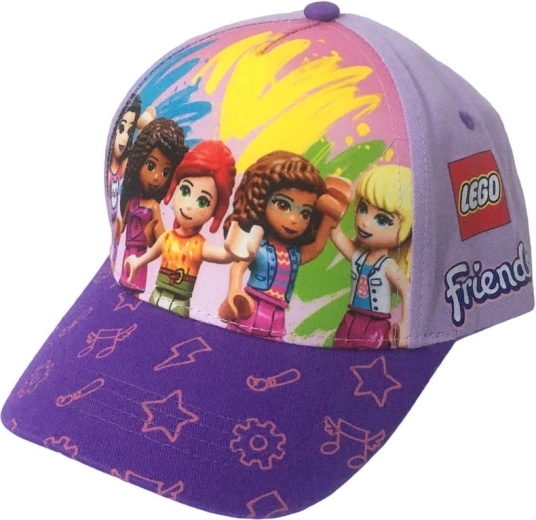 Dziecięca czapka z daszkiem Lego Friends - 1 szt.