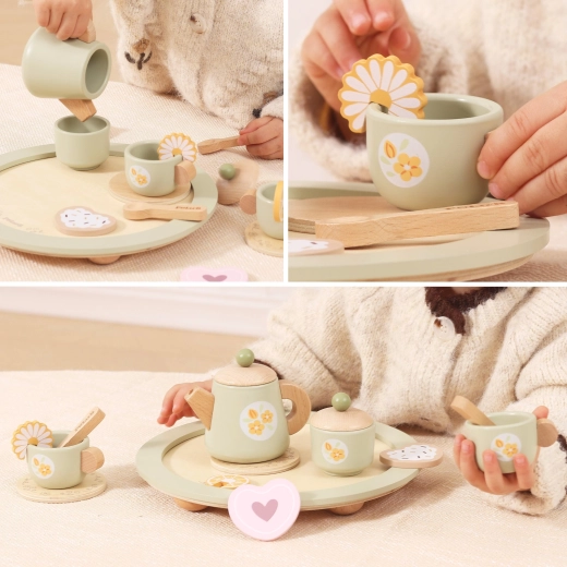 Okrągła taca ułatwiająca serwowanie