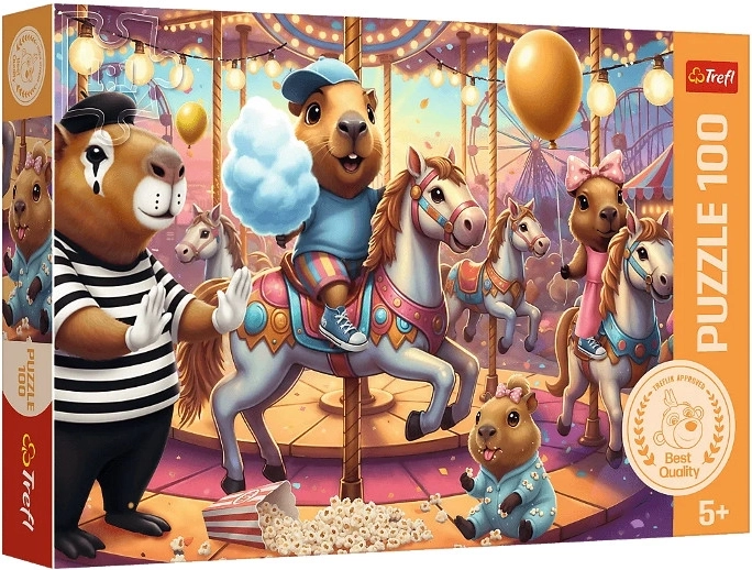 Puzzle kapibar na wakacjach – 100 elementów