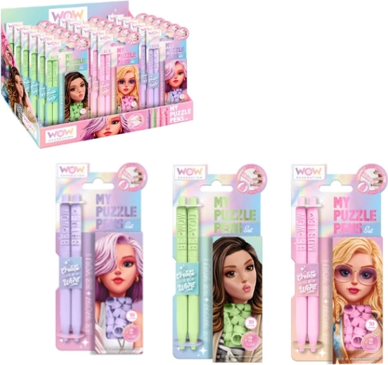 Zestaw 2 długopisów Puzzle WoW Generation