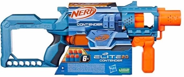 Nerf Elite 2.0 Contender – blaster z bębnowym magazynkiem