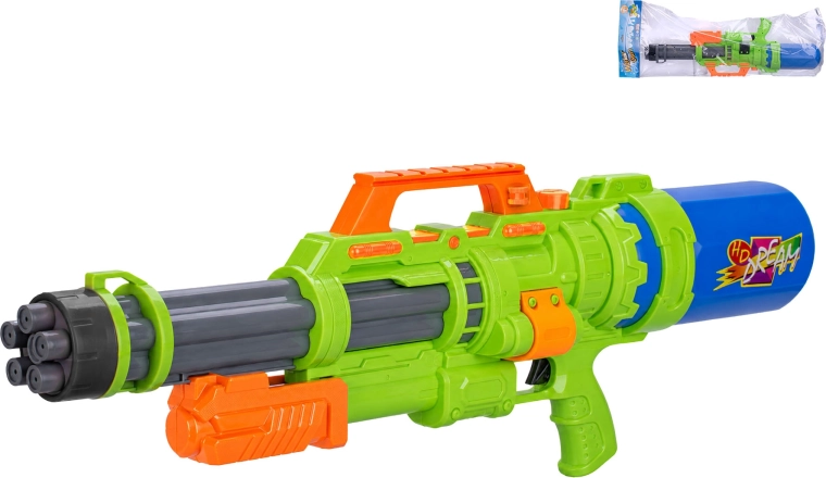 Zielony pistolet na wodę z pompką 68 cm