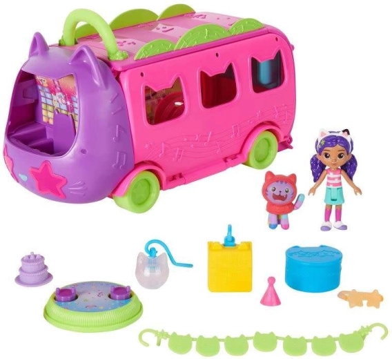 Otwierany imprezowy autobus z obrotową sceną