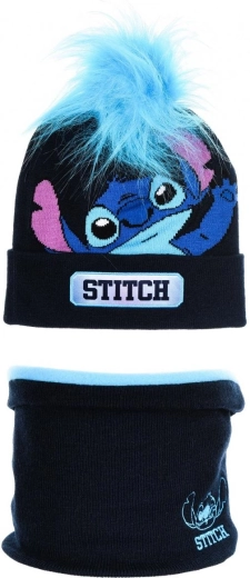 Zimowy komplet czapki i komina Lilo & Stitch