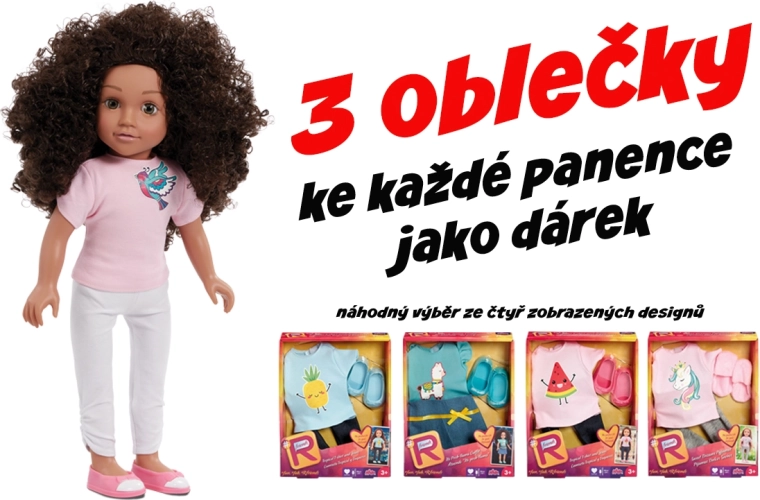 Lalka Mia z ubrankami