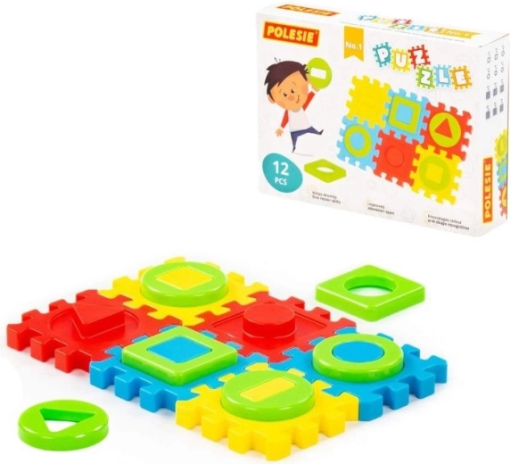 Polesie układanka puzzle do dopasowywania 12 elementów