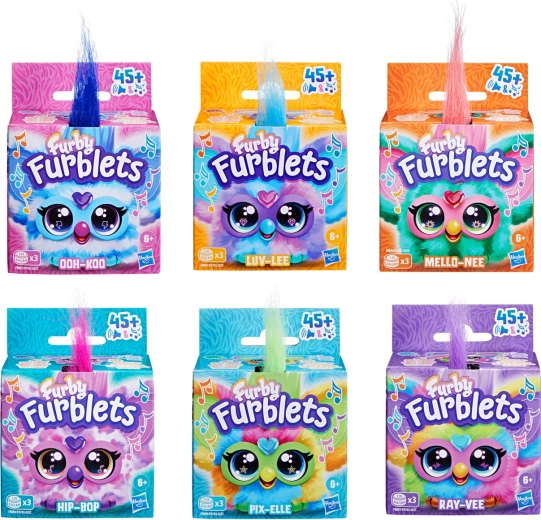 Hasbro Furby Furblets pluszowa interaktywna zabawka assort