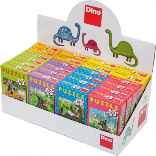 Dino puzzle Krecik – Jak Krecik wyleczył myszkę, 60 elementów