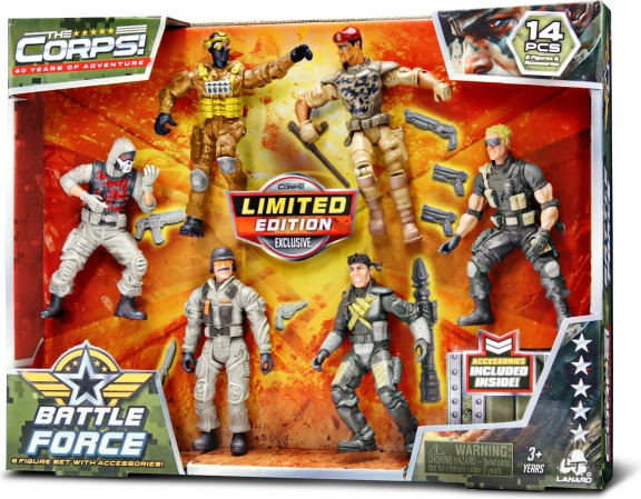 The Corps! Żołnierz 6 ruchomych figurek 10,5 cm