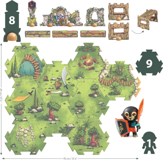 Solidne i bezpieczne elementy dla małych rąk