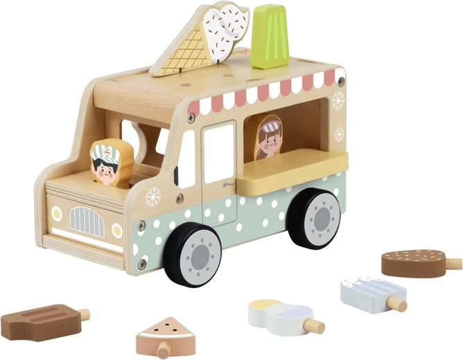 2Kids Toys drewniany samochód z lodami