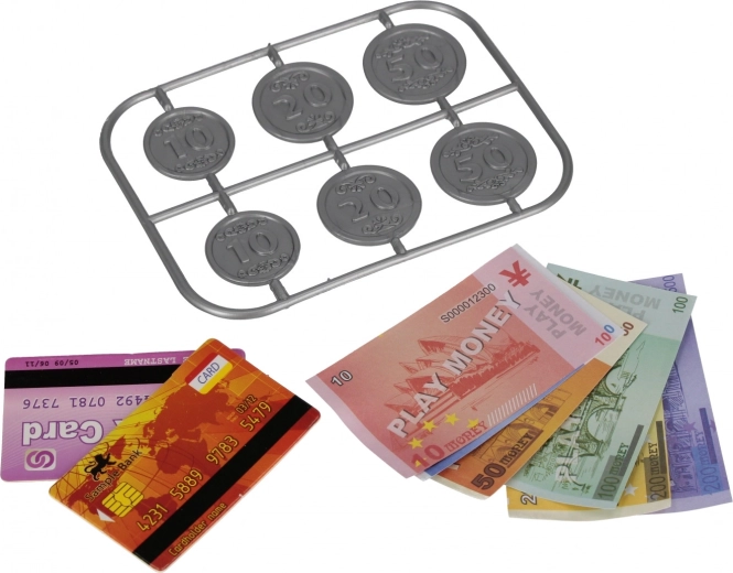 Banknoty, monety i karty płatnicze