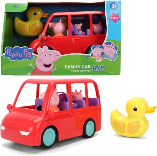 Zdalnie sterowany samochód rodzinny Peppa Pig 17,5 cm