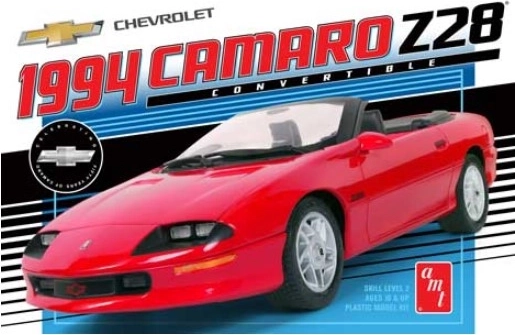 Plastikowy model samochodu 1994 Chevy Camero Convertible 1:20 AMT