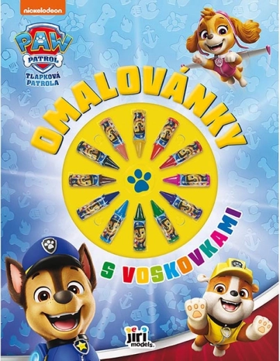 Kolorowanki z kredkami woskowymi Psi Patrol