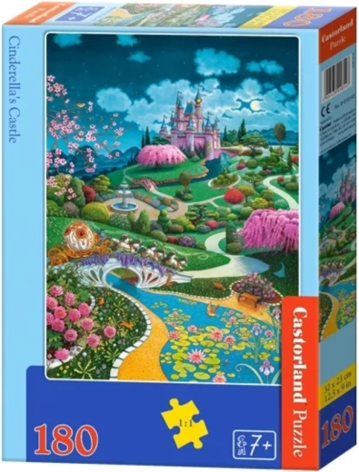 Puzzle Castorland Zamek Kopciuszka, 180 elementów