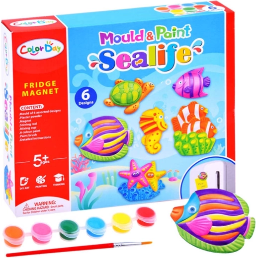 Zestaw kreatywny magnesy z motywem świata wodnego