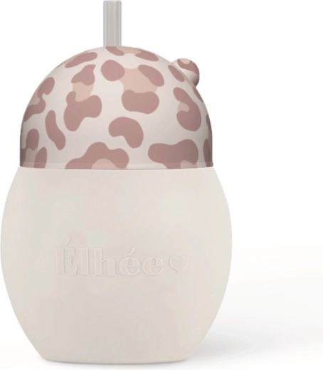 ÉLHÉE kubek treningowy ze słomką Coconut 240 ml Graouu Pink